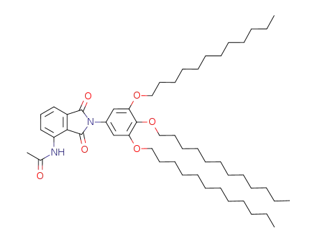 3-acetylamino-N-(3,4,5-tridodecyloxyphenyl)phthalimide