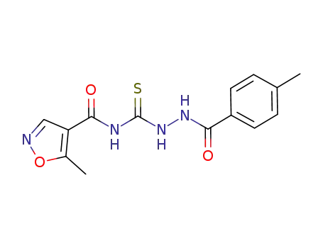 1-(5-methylisoxazoyl-4-carbonyl)-4-(4-methylphenyl)thiosemicarbazide