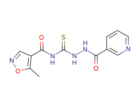 1-(5-methylisoxazoyl-4-carbonyl)-4-(2-nicotinoyl)thiosemicarbazide