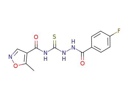 1-(5-methylisoxazoyl-4-carbonyl)-4-(4-fluorophenyl)thiosemicarbazide