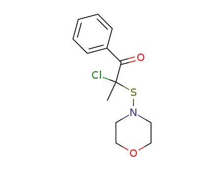 2-chloro-2-morpholin-4-ylsulfanyl-1-phenyl-propan-1-one