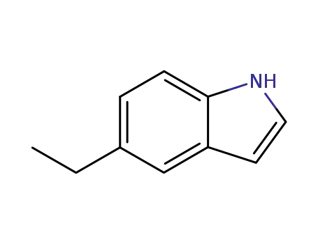 Molecular Structure of 68742-28-9 (5-Ethylindole)
