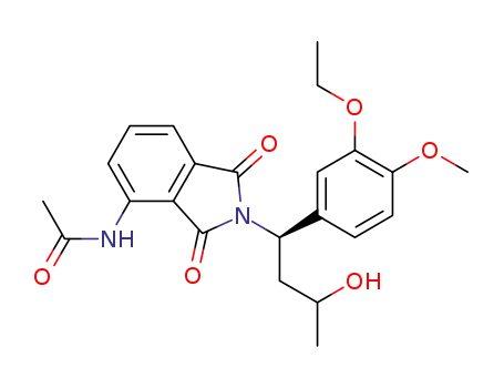 N-{2-[1-(R)-(3-ethoxy-4-methoxyphenyl)-3-hydroxybutyl]-1,3-dioxoisoindolin-4-yl}acetamide