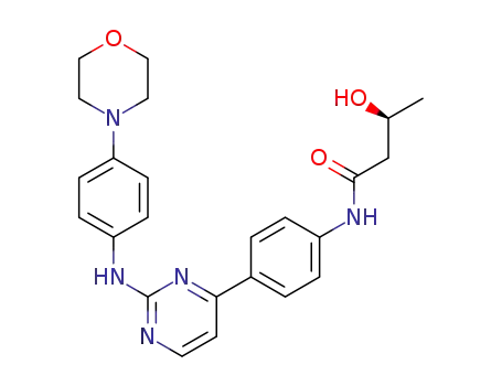 (S)-3-hydroxy-N-(4-(2-(4-{morpholinophenyl}amino)pyrimidin-4-yl)phenyl)butanamide