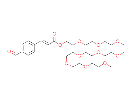 4-Formylcinnamic acid nonaethylene glycol methyl ether ester