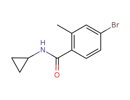 4-bromo-N-cyclopropyl-2-methylbenzamide