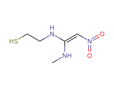N-(2-mercaptoethyl)-N'-methyl-2-nitro-1,1-ethenediamine