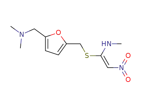 1-[[5-[(dimethylamino)methyl]-2-furanylmethyl]thio]-N-methyl-2-nitroethenamine