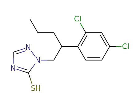 2-(2,4-dichloro-phenyl)-1-(5-mercapto-1,2,4-triazol-1-yl)-pentane