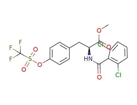 N-(2,6-dichlorobenzoyl)-O-(trifluoromethanesulfonyl)-L-tyrosine methyl ester