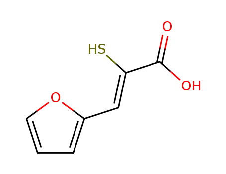 α-mercapto-β-(2-furyl) acrylic acid