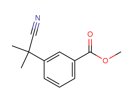 Benzoic acid, 3-(1-cyano-1-methylethyl)-, methyl ester