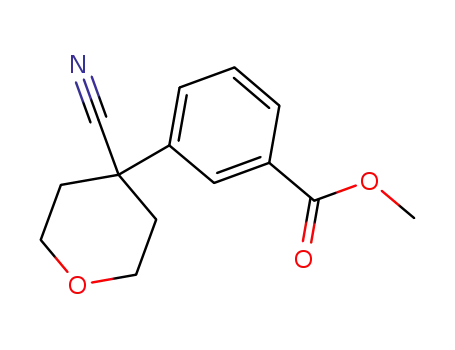 methyl 3-(4-cyanotetrahydro-2H-pyran-4-yl)benzoate