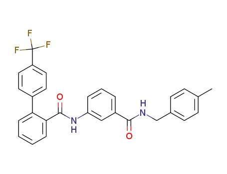 N-(4-methyl-phenylmethyl)-3-(4'-trifluoromethylbiphenyl-2-carbonylamino)-benzoic acid amide