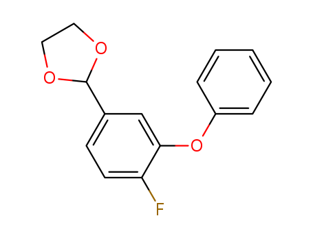 1,3-Dioxolane,2-(4-fluoro-3-phenoxyphenyl)-