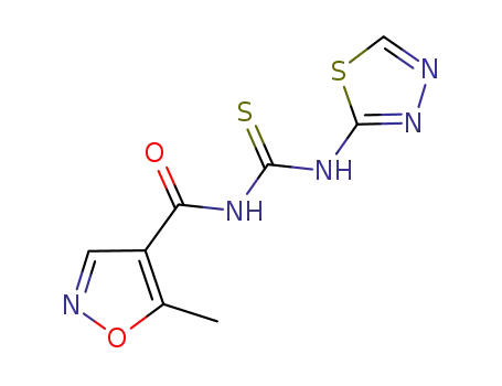 N-(1,3,4-thiadiazole-2-yl)-N'-(5-methylisoxazoyl)thiourea