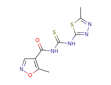 N-(5-methyl-1,3,4-thiadiazole-2-yl)-N'-(5-methylisoxazoyl)thiourea