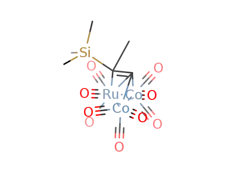 RuCo2(CO)9(μ3-C(Me)SiMe3)