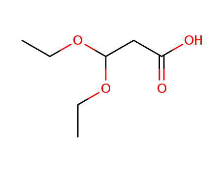 Molecular Structure of 6191-97-5 (3,3-Diethoxy-propionic acid)