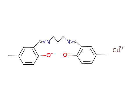 {N,N'-propane-1,3-diylbis(3-formyl-5-methylsalicylideneiminato)}copper(II)