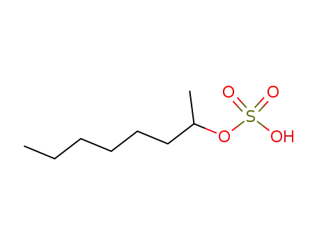 Molecular Structure of 34760-88-8 (2-Octanol, hydrogen sulfate)