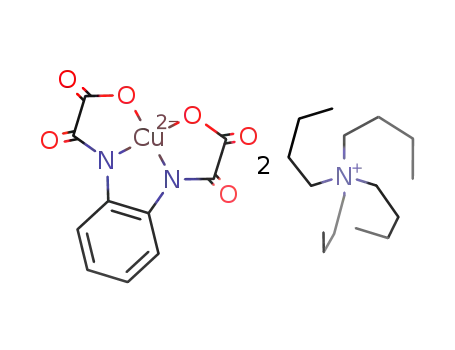 bis(tetrabutylammonium) {(o-phenylenebis(oxamato))copper(II)}