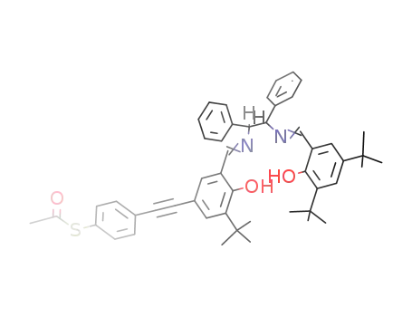 (1S,2S)-N-(5-(2-[4-(acetylthio)phenyl]ethynyl)-3-tert-butylsalicylidene)-N'-(3,5-di-tert-butylsalicylidene)-1,2-diphenylethylenediamine