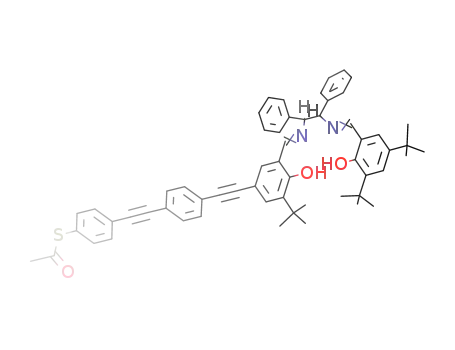 (1S,2S)-N-(5-[2-(4-(2-[4-(acetylthio)phenyl]ethynyl)phenyl)ethynyl]-3-tert-butylsalicylidene)-N'-(3,5-di-tert-butylsalicylidene)-1,2-diphenylethylenediamine