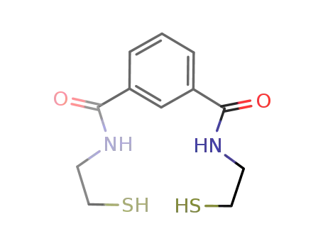 Molecular Structure of 351994-94-0 (BenzeneDiaMidoEthaneThiol N,N'-Bis(2-Mercaptoethyl)isophthalaMide)