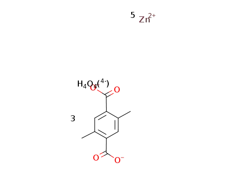 [Zn(μ3-OH)4(μ4-2,5-dimethylbenzenedicarboxylate)(μ5-2,5-dimethylbenzenedicarboxylate)2]n