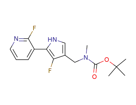 tert-butyl {[4-fluoro-5-(2-fluoropyridin-3-yl)-1H-pyrrol-3-yl]methyl}methylcarbamate