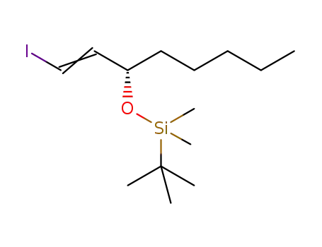 Molecular Structure of 63358-20-3 ((3S)-1-Iodo-3-(tert-butyldimethylsilyloxy)-1-octene)