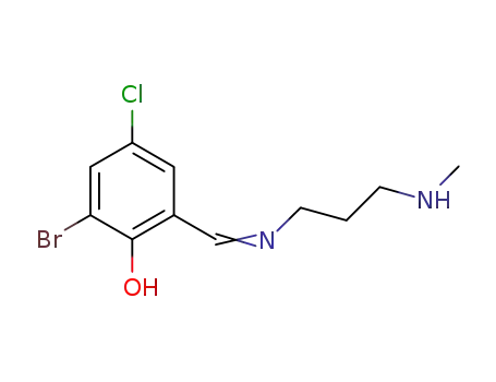2-bromo-4-chloro-6-[(3-dimethylaminopropylimino)methyl]phenol