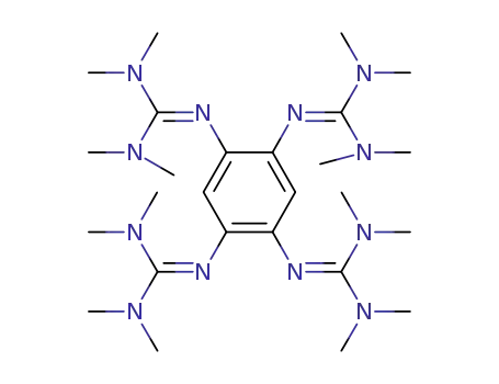 2',2'',2''',2'''-(benzene-1,2,4,5-tetrayl)tetrakis(1,1,3,3-tetramethylguanidine)