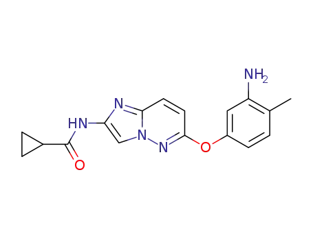 N-[6-(3-amino-4-methylphenoxy)imidazo[1,2-b]pyridazin-2-yl]cyclopropanecarboxamide