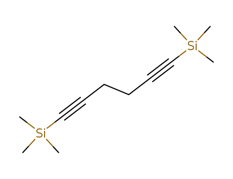 Molecular Structure of 1578-53-6 (Silane, 1,5-hexadiyne-1,6-diylbis[trimethyl-)