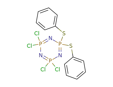 2,2-bis(thiophenoxy)-4,4,6,6-tetrachlorocyclotriphosphazatriene