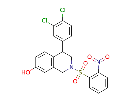 4-(3,4-dichlorophenyl)-2-(2-nitrophenylsulfonyl)-1,2,3,4-tetrahydroisoquinolin-7-ol