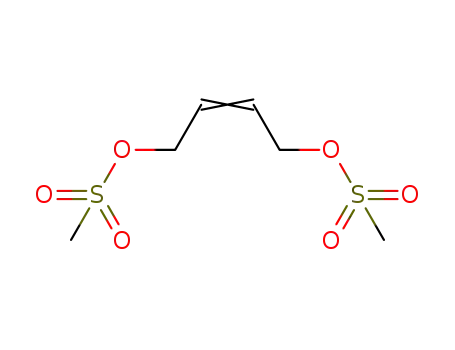 Molecular Structure of 70886-56-5 (CIS-1,4-BIS-(METHYLSULFONYLOXY)-BUT-2-ENE)