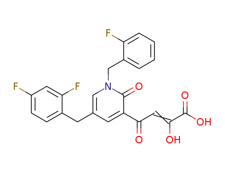 4-(5-(2,4-difluorobenzyl)-1-(2-fluorobenzyl)-2-oxo-1,2-dihydropyridin-3-yl)-2-hydroxy-4-oxobut-2-enoic acid