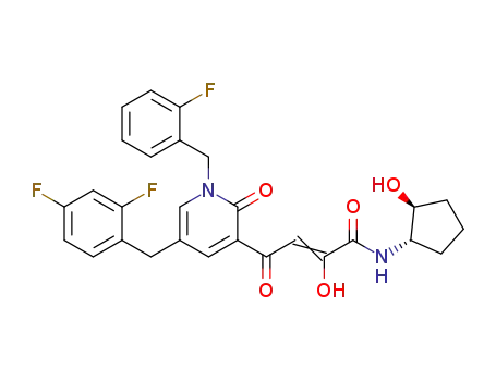 (1S,2S)-4-(5-(2,4-difluorobenzyl)-1-(2-fluorobenzyl)-2-oxo-1,2-dihydropyridin-3-yl)-2-hydroxy-N-(2-hydroxycyclopentyl)-4-oxobut-2-enamide