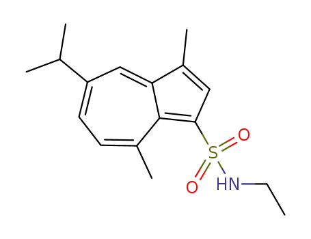 N-ethyl-3,8-dimethyl-5-isopropyl-1-azulene sulfonamide
