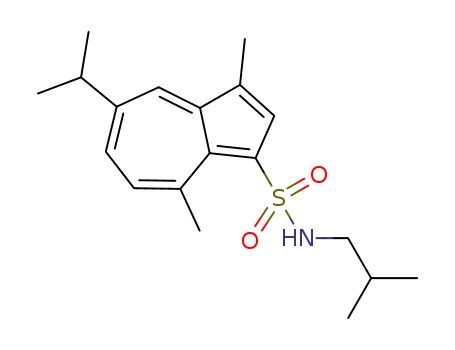 N-isobutyl-3,8-dimethyl-5-isopropyl-1-azulene sulfonamide