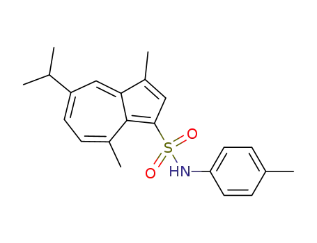 N-(4-methylphenyl)-3,8-dimethyl-5-isopropyl-1-azulene sulfonamide
