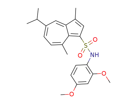 N-(2,4-dimethoxyphenyl)-3,8-dimethyl-5-isopropyl-1-azulene sulfonamide
