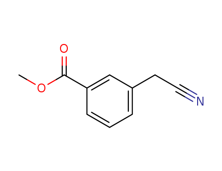 68432-92-8,3-CYANOMETHYLBENZOIC ACID METHYL ESTER,3-Cyanomethylbenzoicacid methyl ester;Methyl 3-(cyanomethyl)benzoate;Methylm-(cyanomethyl)benzoate;