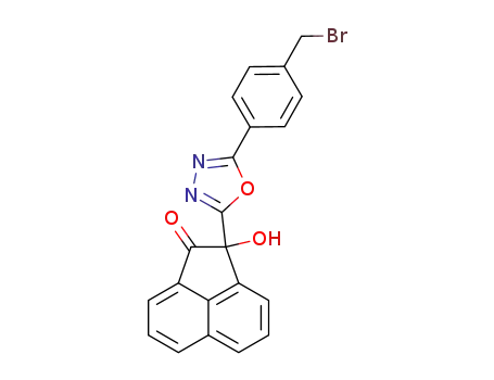 2-[5-[4-(bromomethyl)phenyl]-1,3,4-oxadiazol-2-yl]-2-hydroxy-1(2H)-acenaphthylenone
