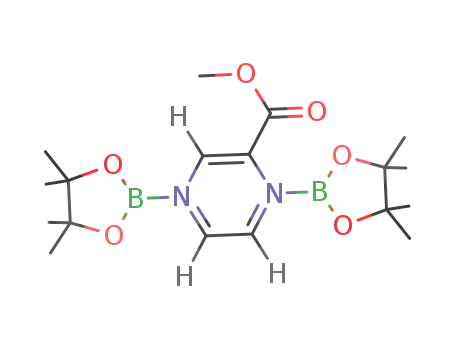 methyl 1,4-bis(4,4,5,5-tetramethyl-1,3,2-dioxaborolan-2-yl)-1,4-dihydropyrazine-2-carboxylate