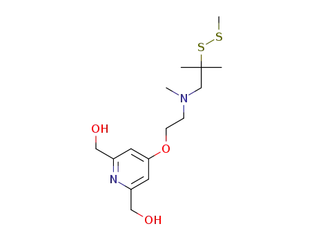 4-{2-[methyl(2-methyl-2-(methyldisulphanyl)propyl)amino]ethoxy}-2,6-bis(hydroxymethyl)pyridine