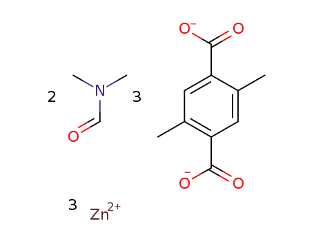 [Zn3(2,5-dimethylterephthalate)3(N,N-dimethylformamide)2]n